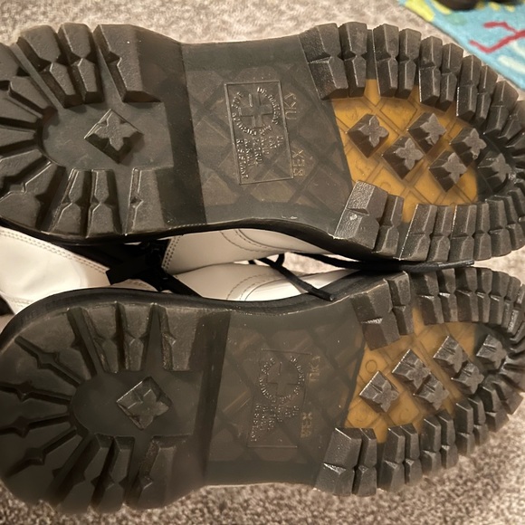 Dr. Martens Jadon White Platform Boots - Picture 7 of 7